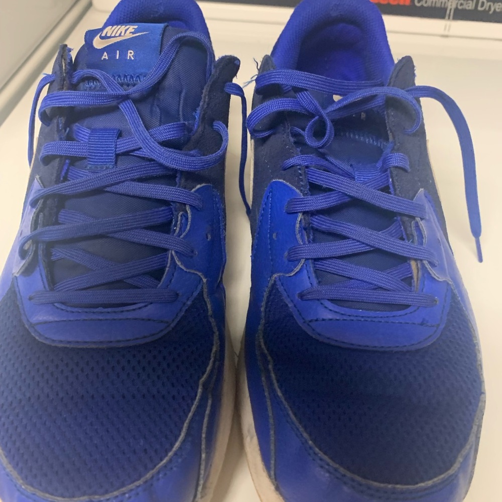 Nike Air Max Royal Blue and White Sneakers